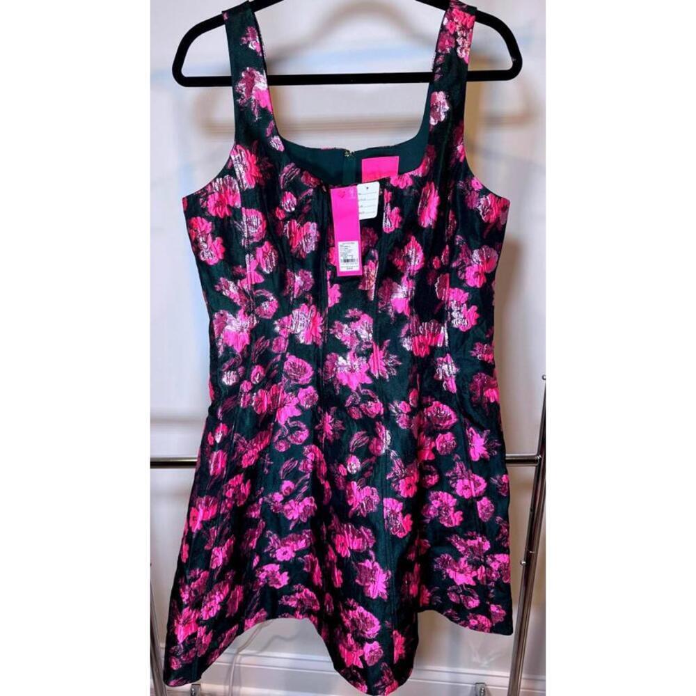 Lilly Pulitzer Leya Floral Jacquard Dress - Size 12